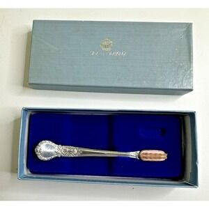 WEB Sterling Pewter Baby Toothbrush Ballet Vintage Includes Box